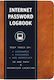 Quarto Group Internet Password Logbook Notebook with Blank Pages Cognac Leatherette