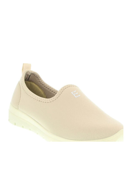 Anatomische Damen Slip-Ons Beigen