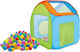 Children's Play Tent Play Area Balls Pool 2 in 1 100 Balls 8620b