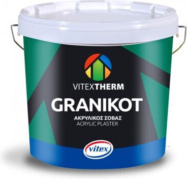 Vitex Vitextherm Granikot Acrylic White Plaster Filler 1.2mm 5 Kg