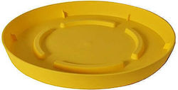 Plastona Round Plate Pot Yellow