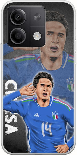 Euro 2024 Federico Chiesa Xiaomi Poco X6 5g Carcasa flexibilă din silicon transparent Tpu