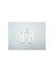 Tabletop Lucky Charm Horseshoe Silver made of Metal 4x5cm 3pcs