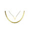 Necklace Double from Gold Plated Steel