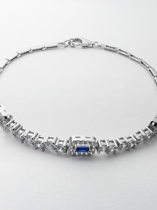 Bracelet made of Silver with Zircon