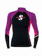 Scubapro Women's Long Sleeve Sun Protection Shirt Black-Purple