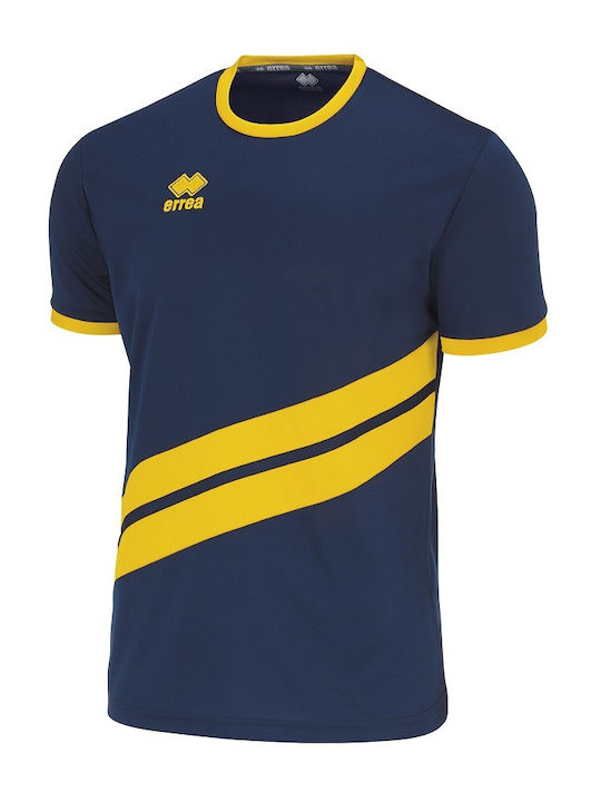 Errea Sport Jaro Shirt Navy Yellow Race Jersey