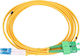 Extralink Καλώδιο Οπτικής Ίνας SC/APC-LC/PC 1.5m Κίτρινο
