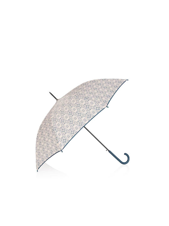 GOTTA 11706 Automatischer Nude-Blau Regenschirm