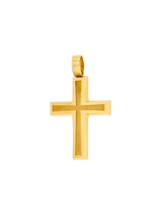 Goldkreuz 14 Karat ST00251 (Unisex)