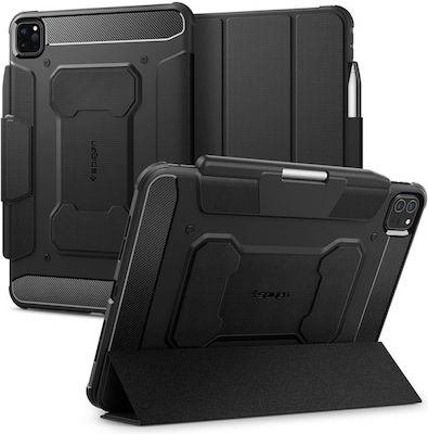 Spigen Klappdeckel Silikon / Kunststoff Stoßfest Schwarz iPad Pro 11 5 / 2024 ACS07017