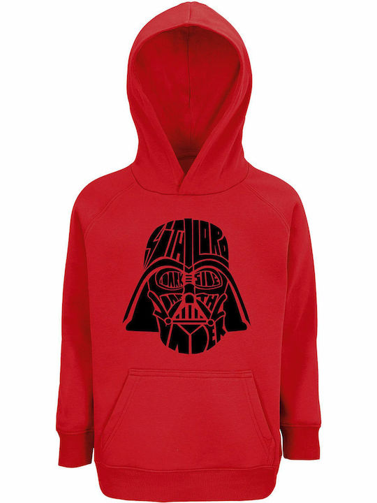 Παιδικό Φούτερ, Organic "Sith Lord, Dark Side, Darth Vader, Star Wars", Red