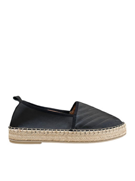 Espadrile Femei TOUTOUNIS Negru 82522 Piele