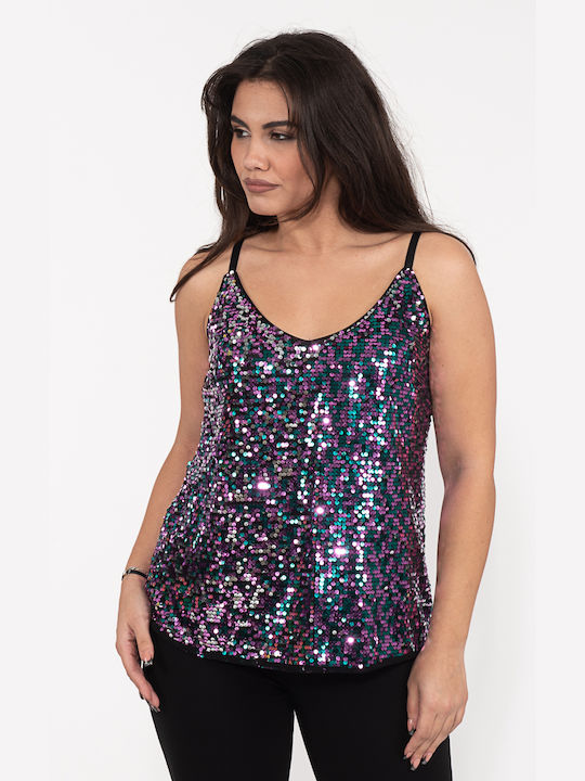 T-SHIRT RADAR TOP PAGETA-23431-VIOLETT