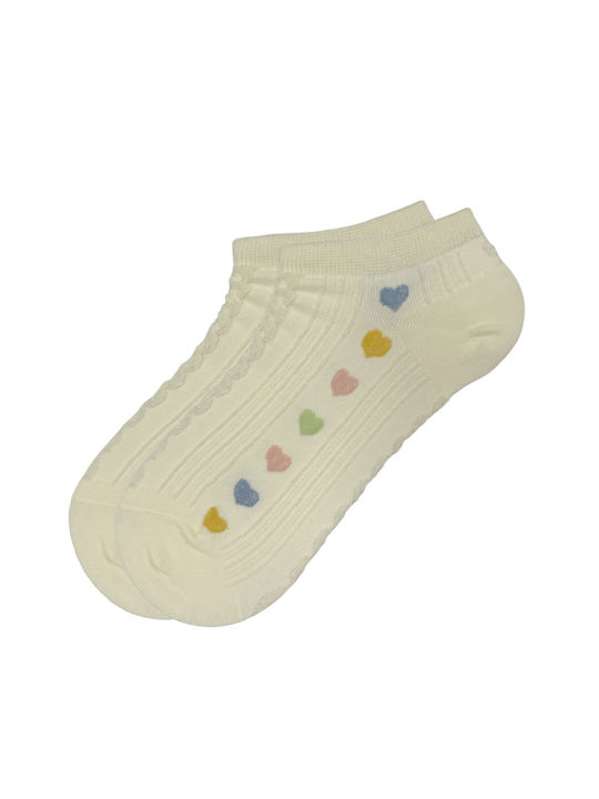 WAPAI Women's Socks White - 51019-3