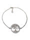 925 Silver Bracelet Tree In Circle