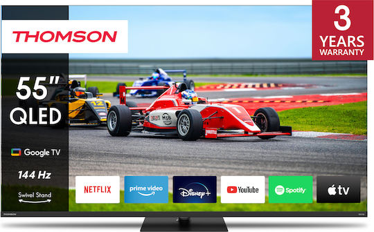 Thomson Smart Τηλεόραση 55" 4K UHD QLED 55QG7C14 HDR (2024)