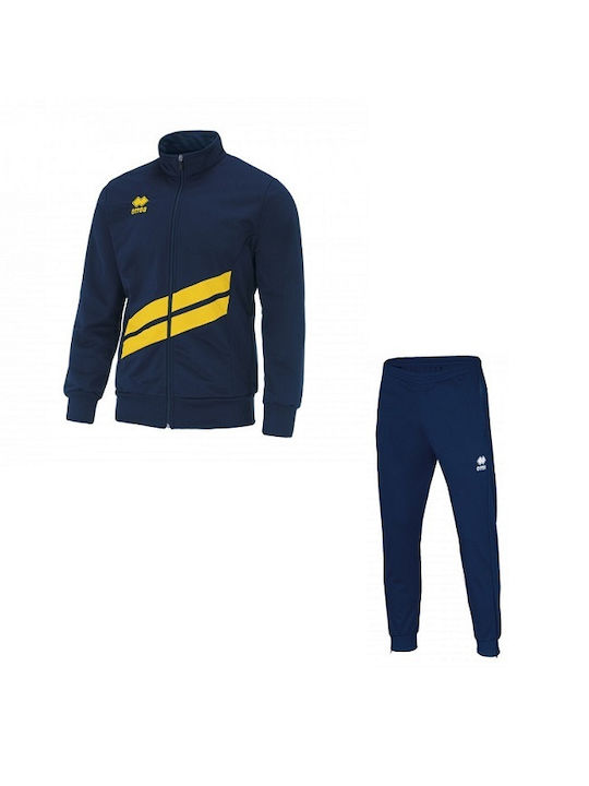 Errea Sport Jim & Milo Kit Latzhose Set Dunkelblau/Gelb