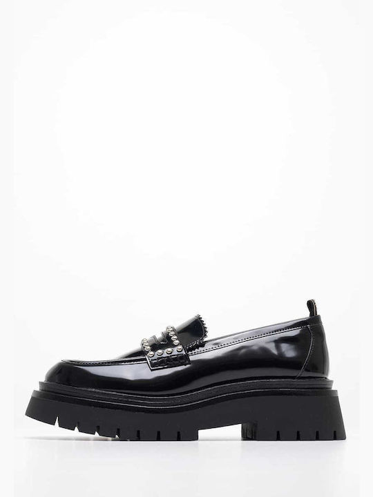 Pepe Jeans Women's Loafers in Black Color