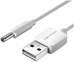 Vention USB 2.0 Cable USB-A male - DC Λευκό 0.5m