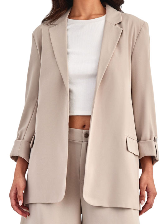 Only Women's Blazer Beige