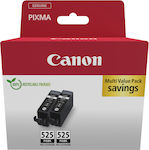 Canon PGI-525 2 Inkjet Printer Cartridges Multipack Black (4529B017)