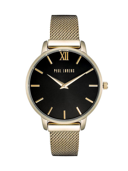 Paul Lorens Uhr mit Gold Metallarmband