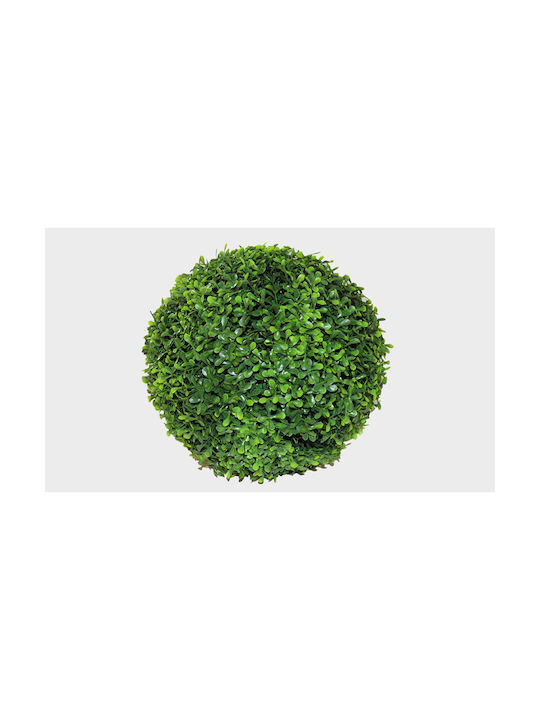 Decorative Artificial Plant Buxus (Common box) Μπαλα Green 28cm 1pcs