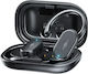 WK WS-02 Earbud Bluetooth Handsfree Earphones with Sweat Resistance and Charging Case Black