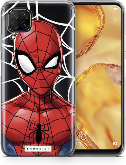 Huawei P40 Lite Прозрачен калъф Spiderman от TPU