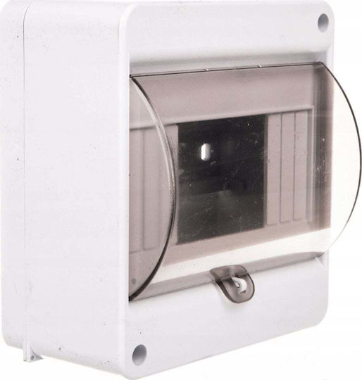 1x6 Tablou electric modular montat suprafata IP20 cu o clapeta de fum si terminale ENE-00319