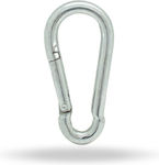 Automatic Safety Hook Galvanized Mountaineering Type Carabiner 4cmx40mm