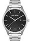 Paul Lorens Men's Watch 44mm Battery with Silver Stainless Steel Bracelet