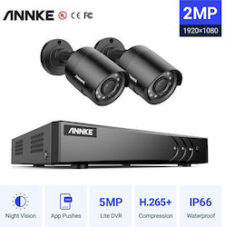 Annke Integrated CCTV System with 2 Cameras 1080p