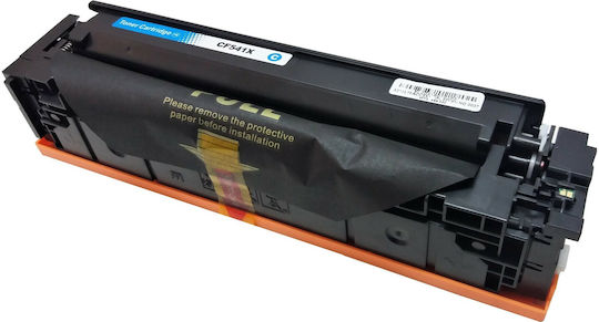 Compatible Toner for Laser Printer HP CF541X Cyan
