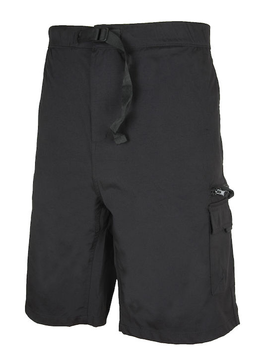 Double Men's Shorts Cargo Black