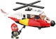 Qman Τουβλάκια Rescue Helicopter για 6+ Ετών 91τμχ