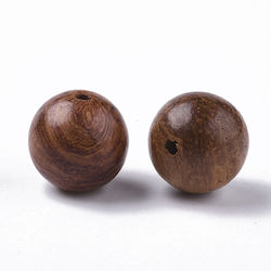 Holz Perlen & Pailletten Braune 80Stück 10mm