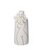 ArteLibre Vază Decorativă Porțelan Ecru 11x10x25cm 1buc