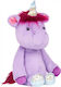Jucărie de pluș Battat Unicorn 30 cm mov