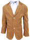 Men's Winter Suit Jacket Mustard
