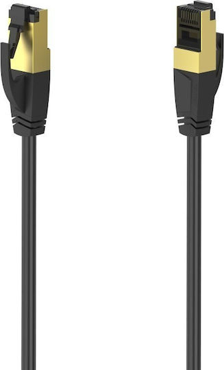 HAMA S/FTP Кат.8 (40Gbps) Мрежов Кабел Ethernet 1.5м Черен