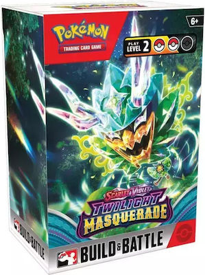 Pokemon Scarlet & Violet 06 Twilight Masquerade Pokémon Μονές Κάρτες Build & Battle Box