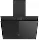 Delux Pro Vent Hood Abzugshaube Schornstein 60cm Schwarze mit Wi-Fi