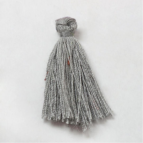 Decorative Tassel for DIY Crafts Gray 20pcs