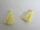 Decorative Tassel for DIY Crafts Yellow 20pcs
