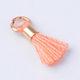Decorative Tassel for DIY Crafts Coral 10pcs