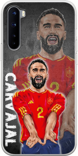 Euro 2024 Dani Carvajal Oneplus Nord Flexible Tpu Διάφανη Σιλικόνη