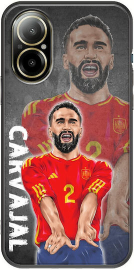 Euro 2024 Dani Carvajal Realme C67 4g Schwarz Tpu Schwarz Silikon