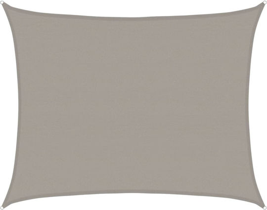 vidaXL Open Rectangular Shade Sail Gray 6x7m 160gr/m²